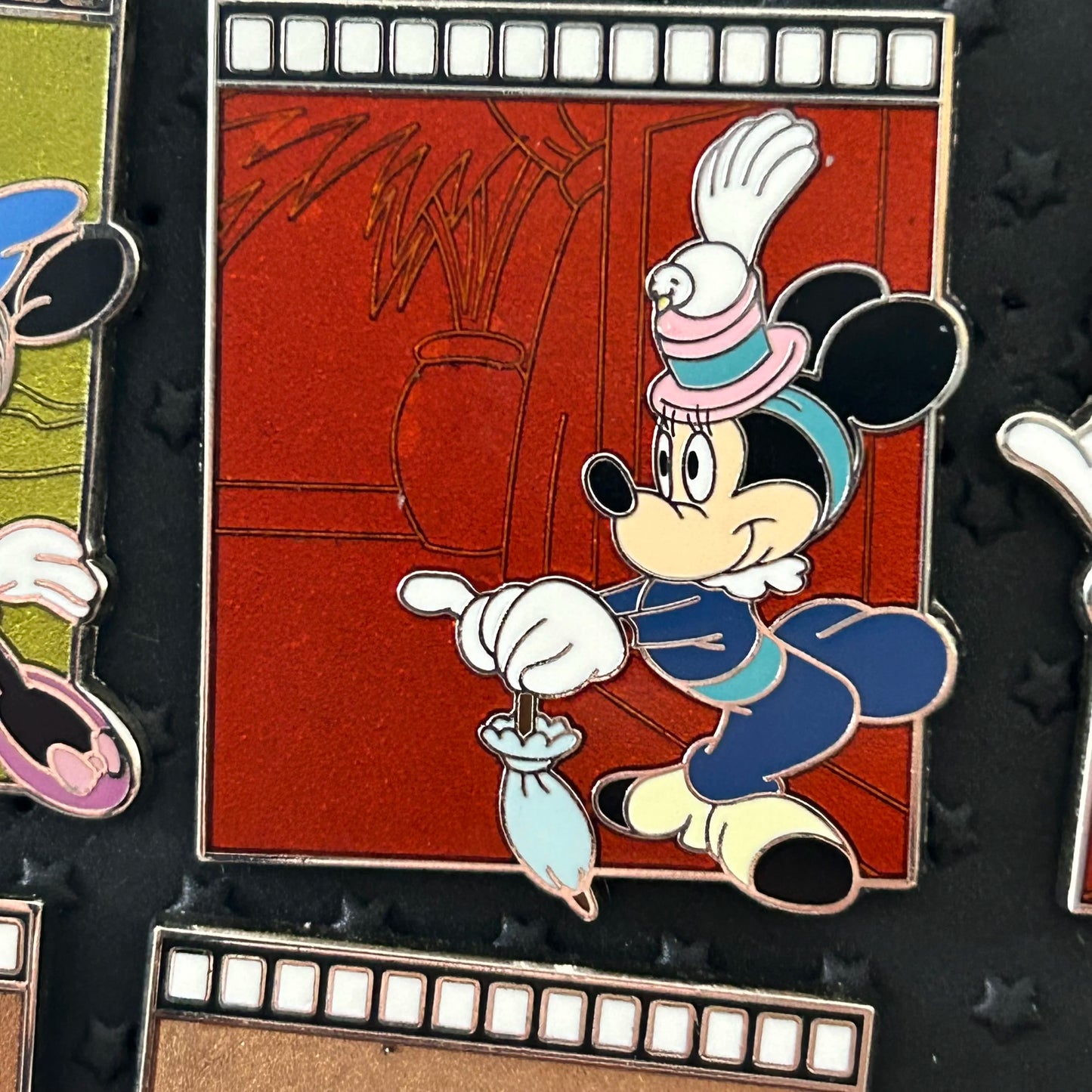 FULL SET - 10 Pins- Mickey and Minnie - 95 Magical Years - Film Strip - LR - Mystery Collection