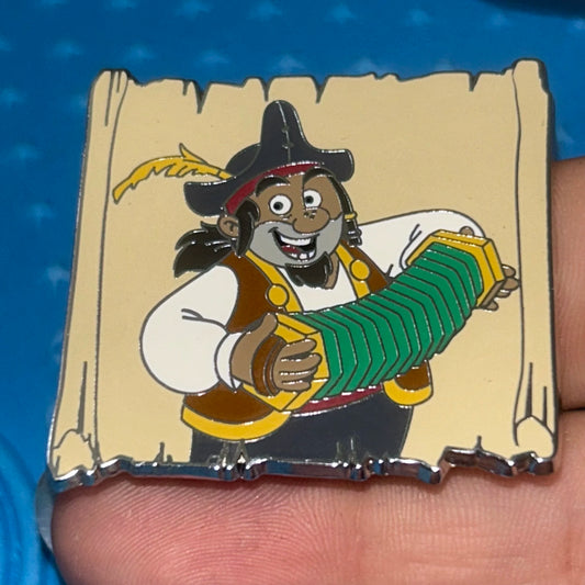 2015 - Sharky Pirate - Accordion Player - Jake and the Neverland - Disney Pin
