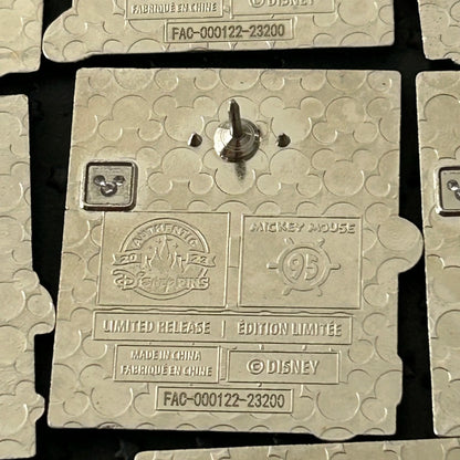 FULL SET - 10 Pins- Mickey and Minnie - 95 Magical Years - Film Strip - LR - Mystery Collection