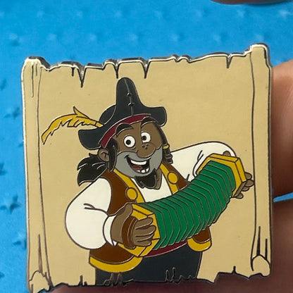 2015 - Sharky Pirate - Accordion Player - Jake and the Neverland - Disney Pin
