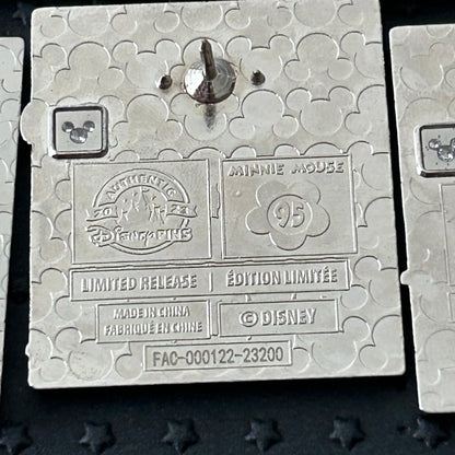 FULL SET - 10 Pins- Mickey and Minnie - 95 Magical Years - Film Strip - LR - Mystery Collection