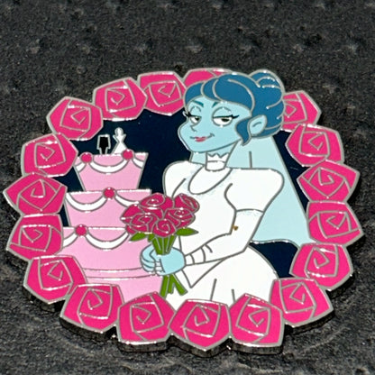 2024 - Ghost Bride - Haunted Mansion - Wedding - Cake and Roses - Disney Pin