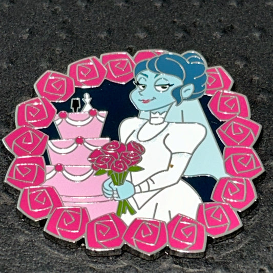 2024 - Ghost Bride - Haunted Mansion - Wedding - Cake and Roses - Disney Pin