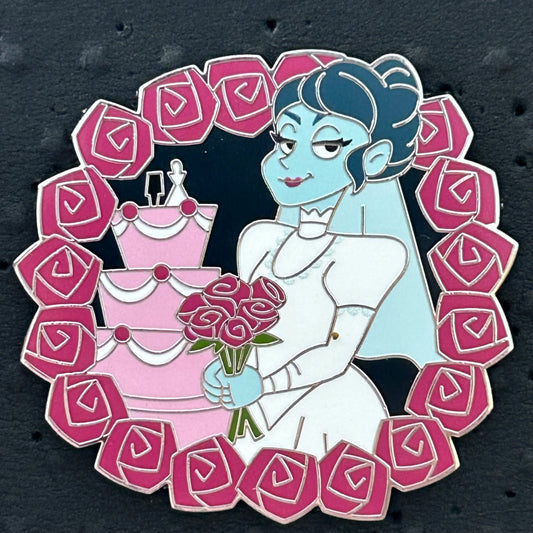 2024 - Ghost Bride - Haunted Mansion - Wedding - Cake and Roses - Disney Pin