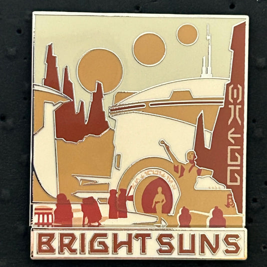 2023 - Galaxys Edge - Black Spire Outpost - Star Wars - Bright Suns - Pin