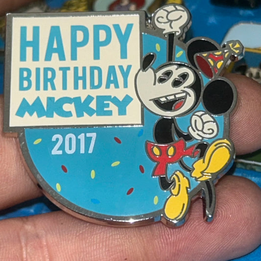 2017 - Happy Birthday - Mickey Mouse - LE 3,000 - Disney Pin