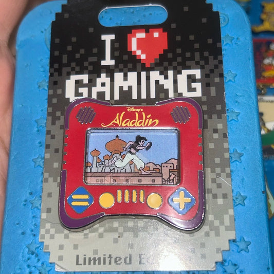 2019 - Aladdin - I Heart Gaming - Lenticular - LE 1,500 - Disney Pin