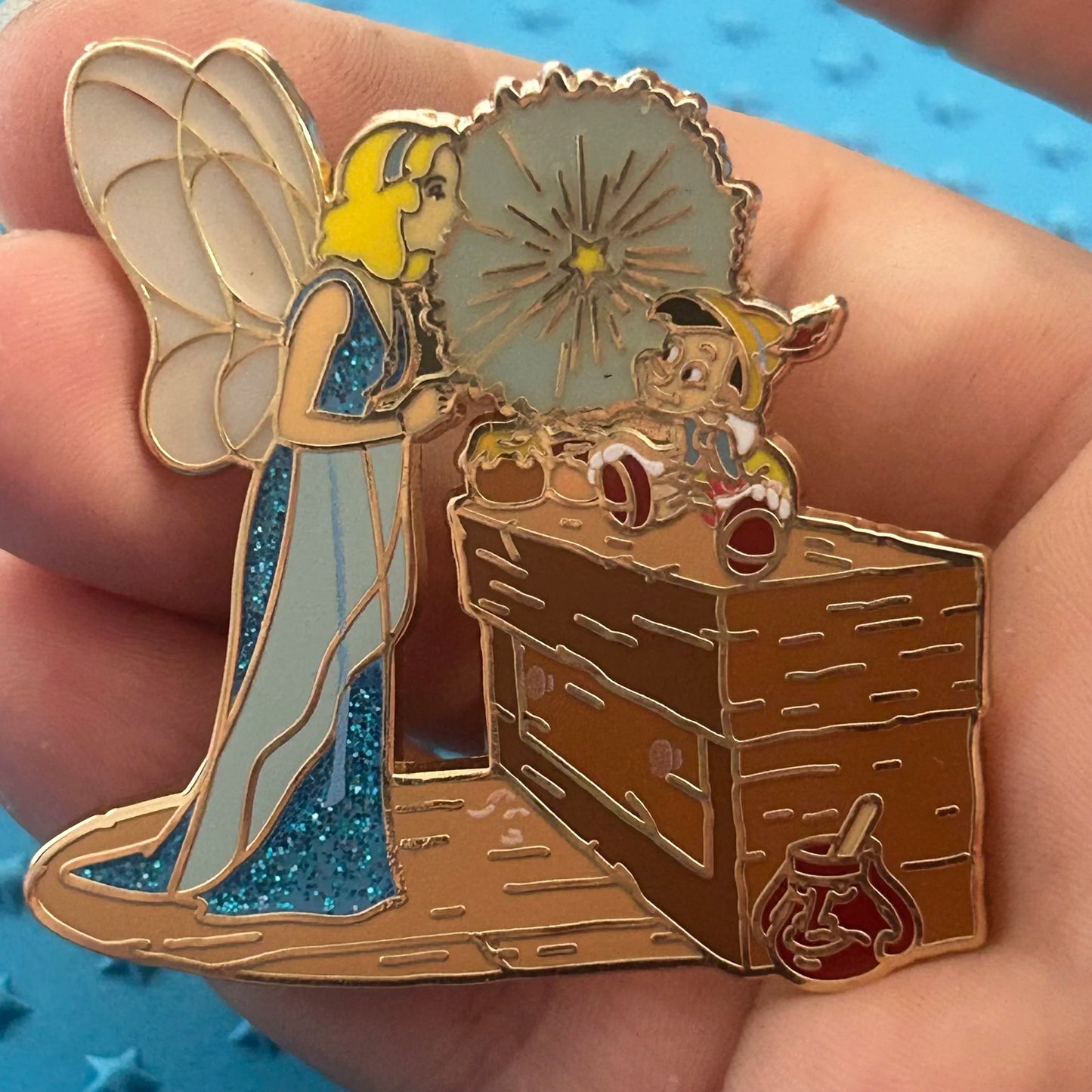2022 - Pinocchio and Blue Fairy - Wish Upon A Stars- Pin