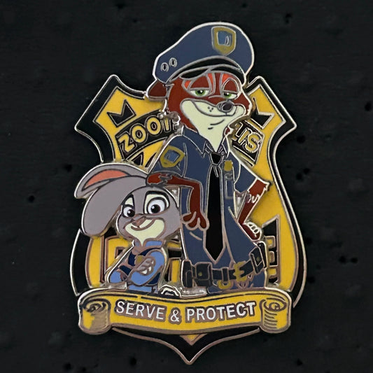2022 - Judy Hopps and Nick Wilde - Zootopia - Badge - Disney Pin