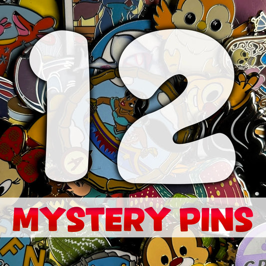 Bulk Disney Pin Lot (12 Pins)
