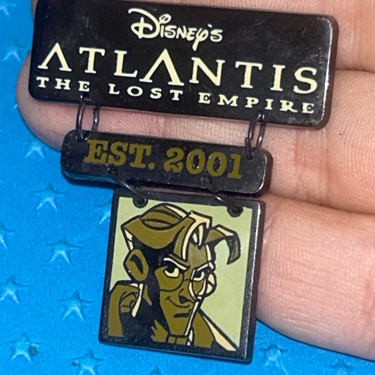 2001 - Miles - Atlantis The Lost Empire - Dangle - Disney Pin
