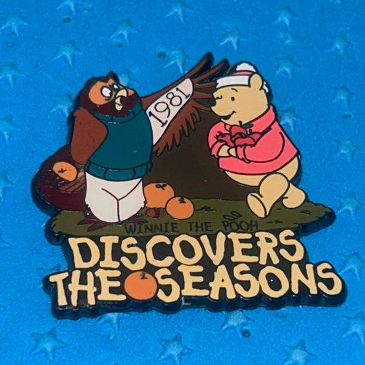 2001 - Winnie The Pooh - Discover The Seasons - Disney Pin