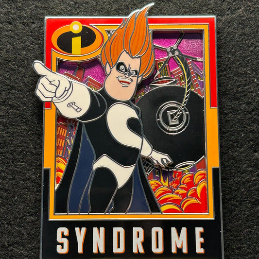 2024 - Syndrome - The Incredibles - Villain - WDI - LE 300 - Disney Pin on Pin