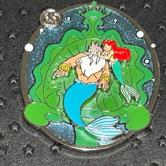 2024 - Ariel and King Triton - Little Mermaid - 30th Anniversary- LE 4,000 - Pin