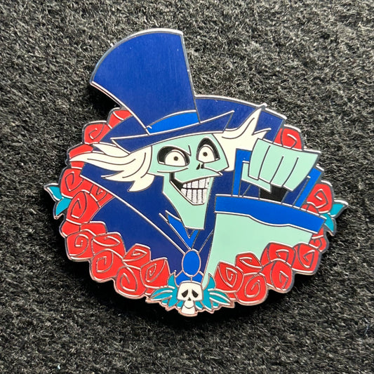 2024 - Hatbox Ghost - Haunted Mansion - Rose Frame - Mystery Pin