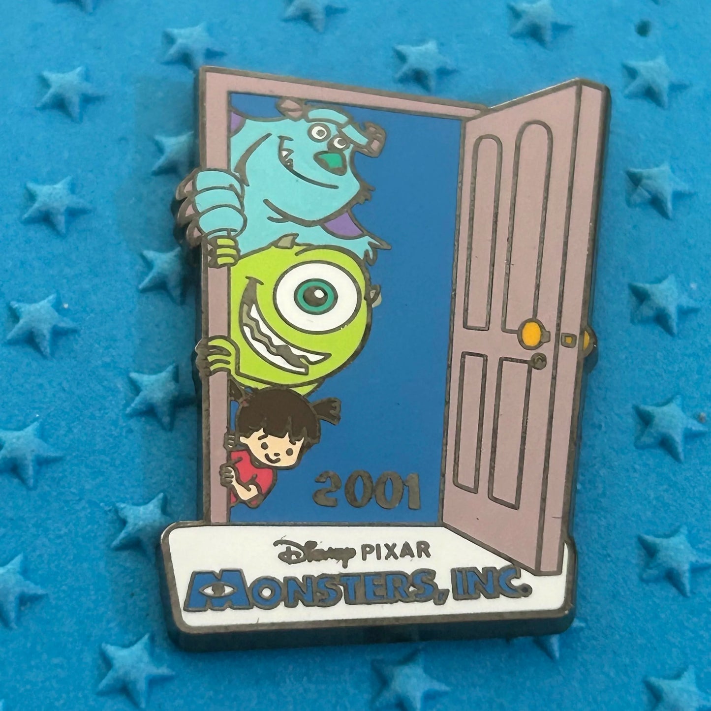 2001 - Mike Sully and Boo - Monsters Inc - Bedroom Closet Door - Disney Pin