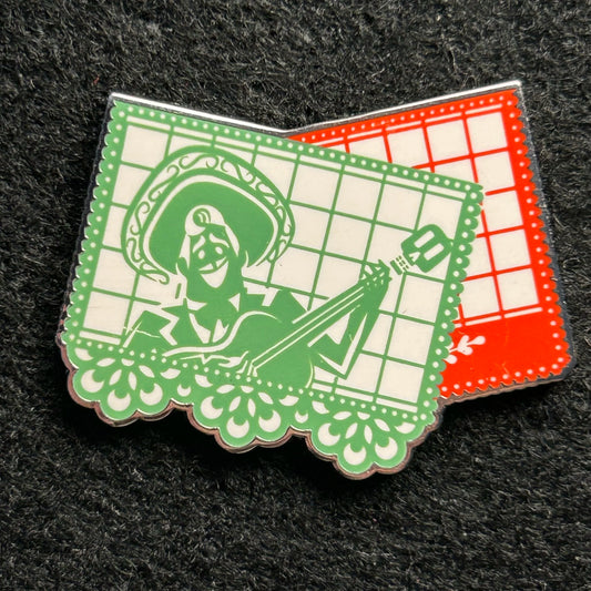 2022 - Ernesto De La Cruz - Coco - Pixar - Papel Picado - Mystery Pin