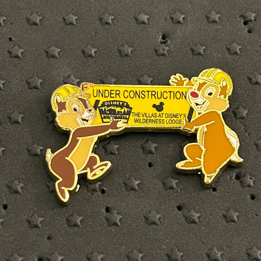 2015 - Chip and Dale - Wilderness Lodge - WDW - Construction - Disney Pin