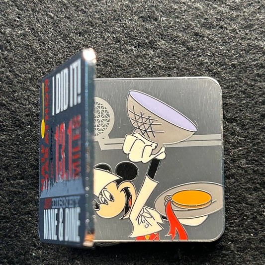 2017 - Mickey Mouse - 13.1 Miles - runDisney - Hinge - LR - Wine and Dine - Disney Pin