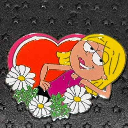 2024 - Lizzie McGuire - Red Heart and Flowers - Disney Pin