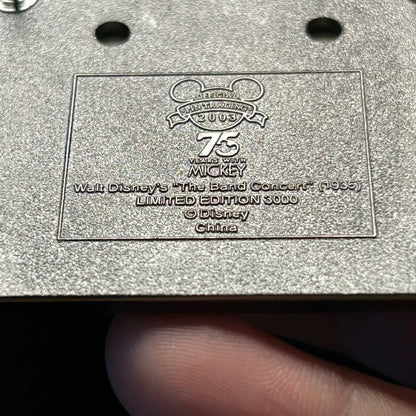 2003 - Vintage - Mickey Mouse - The Concert - WDW - LE 3,000 - Disney Pin with Stand