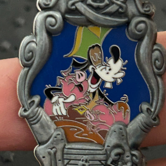 2019 - Goofy and Pigs - DCL - Pirates Frame - Mystery Pin