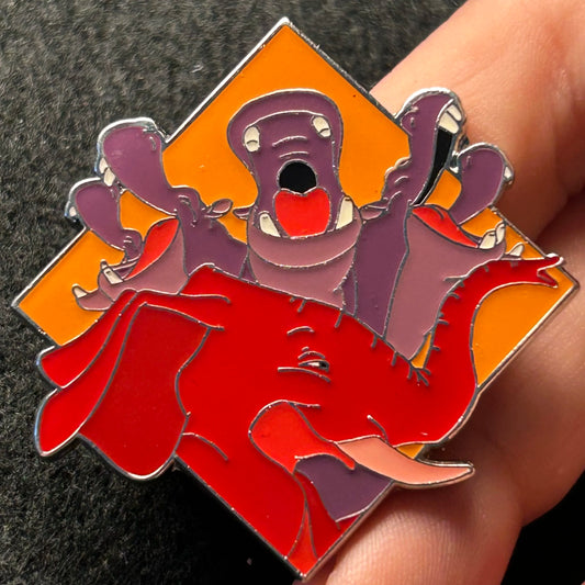 2023 - Elephant and Hippos - Lion King - Diamond Shaped - Mystery Pin