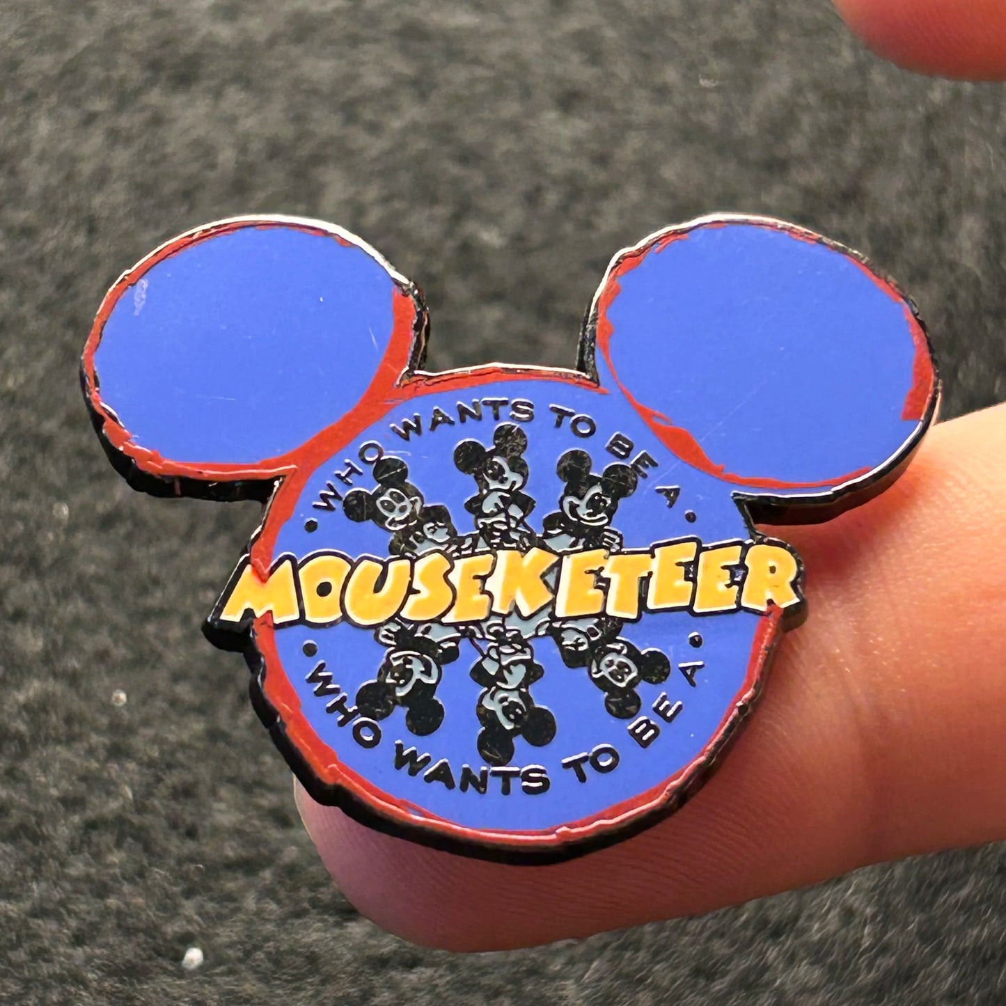 2014 - Who Wants to be a Mouseketeer - Red - Disney Cruise Line - Disney Pin