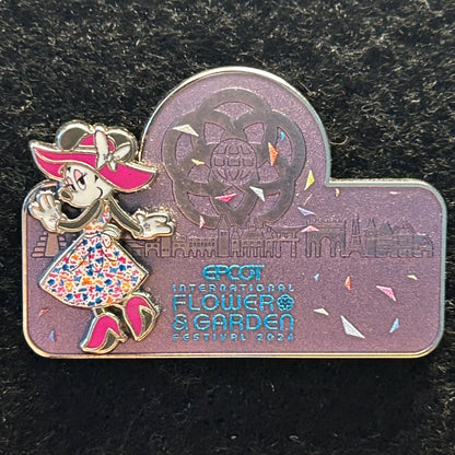 2024 - Minnie Mouse - LR - WDW - EPCOT - Flower and Garden - Disney Pin