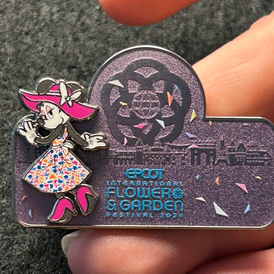 2024 - Minnie Mouse - LR - WDW - EPCOT - Flower and Garden - Disney Pin