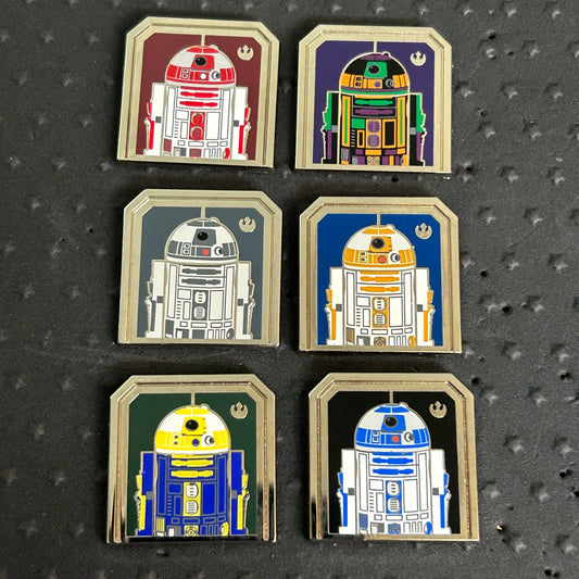 FULL SET - 2024 - Droids - Star Wars - Hidden Disney Series - Pins