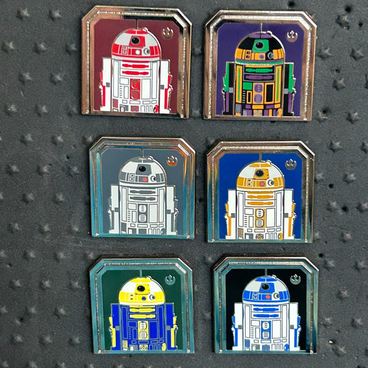 FULL SET - 2024 - Droids - Star Wars - Hidden Disney Series - Pins