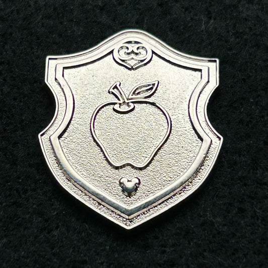 2018 - Apple - Princess Crest - Snow White - Hidden Mickey - Silver Chaser - Disney Pin