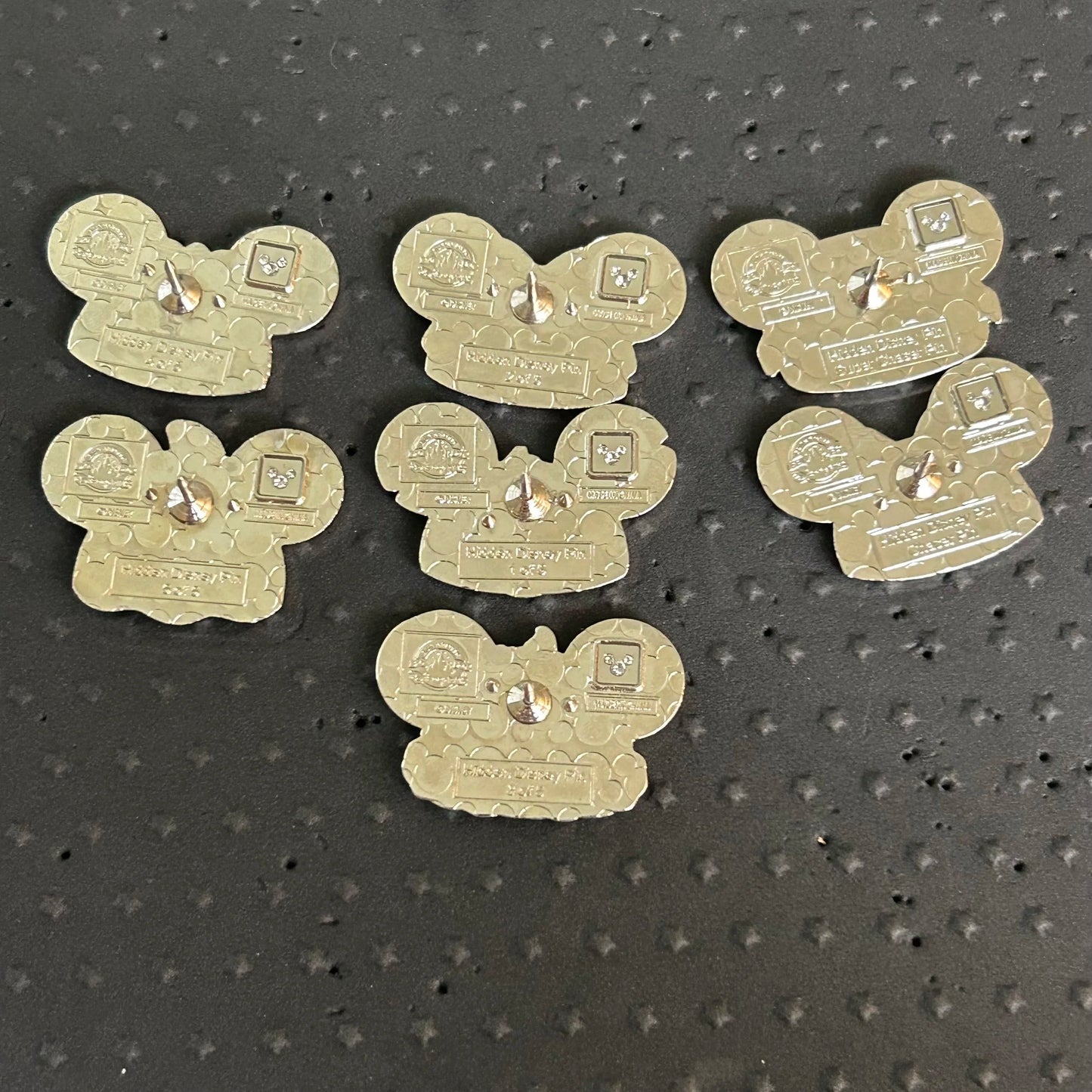FULL SET - 2024 - Mickey Ears - Hidden Disney - 7 Pins