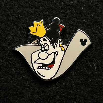 2019 - Queen of Hearts - Head - Hidden Mickey - Disney Pin
