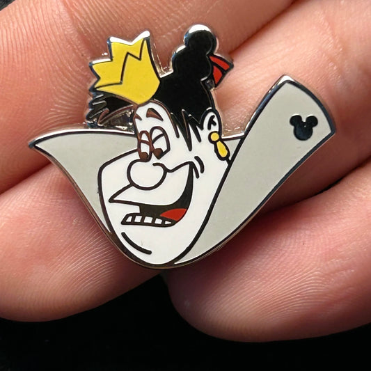 2019 - Queen of Hearts - Head - Hidden Mickey - Disney Pin