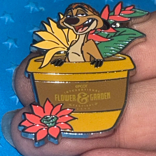 2024 - EPCOT - Timone - Flower Pot - Mystery Pin - Flower and Garden