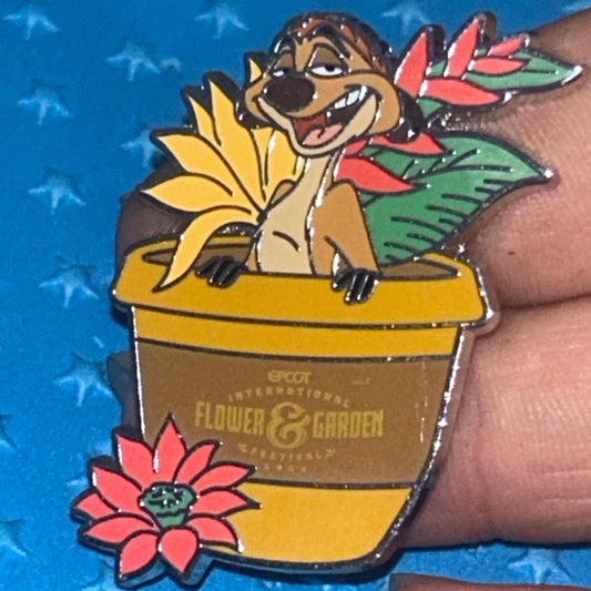 2024 - EPCOT - Timone - Flower Pot - Mystery Pin - Flower and Garden