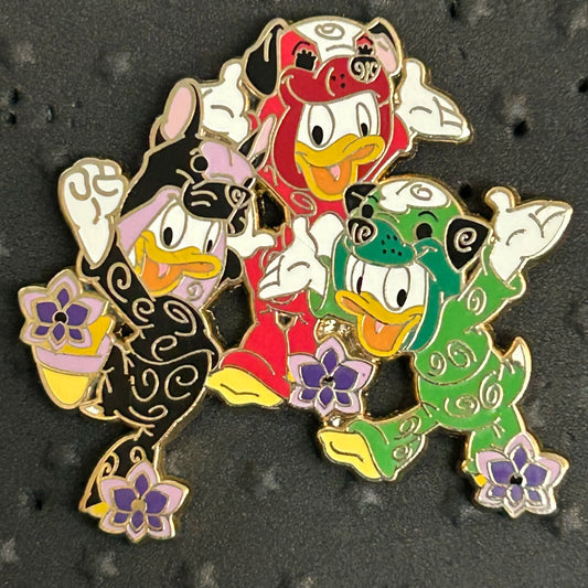 2021 - Huey, Dewey, Louie - LR - Lunar New Year - Year of the Dog - Disney Pin