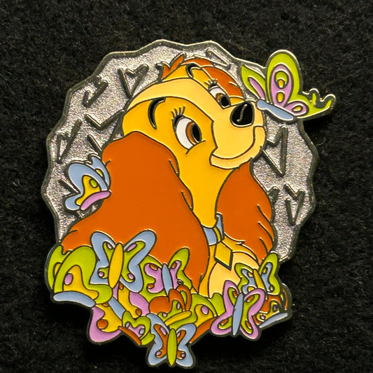 2025 - Lady - Lady and the Tramp - EPCOT - Flower and Garden - LR - Disney Pin