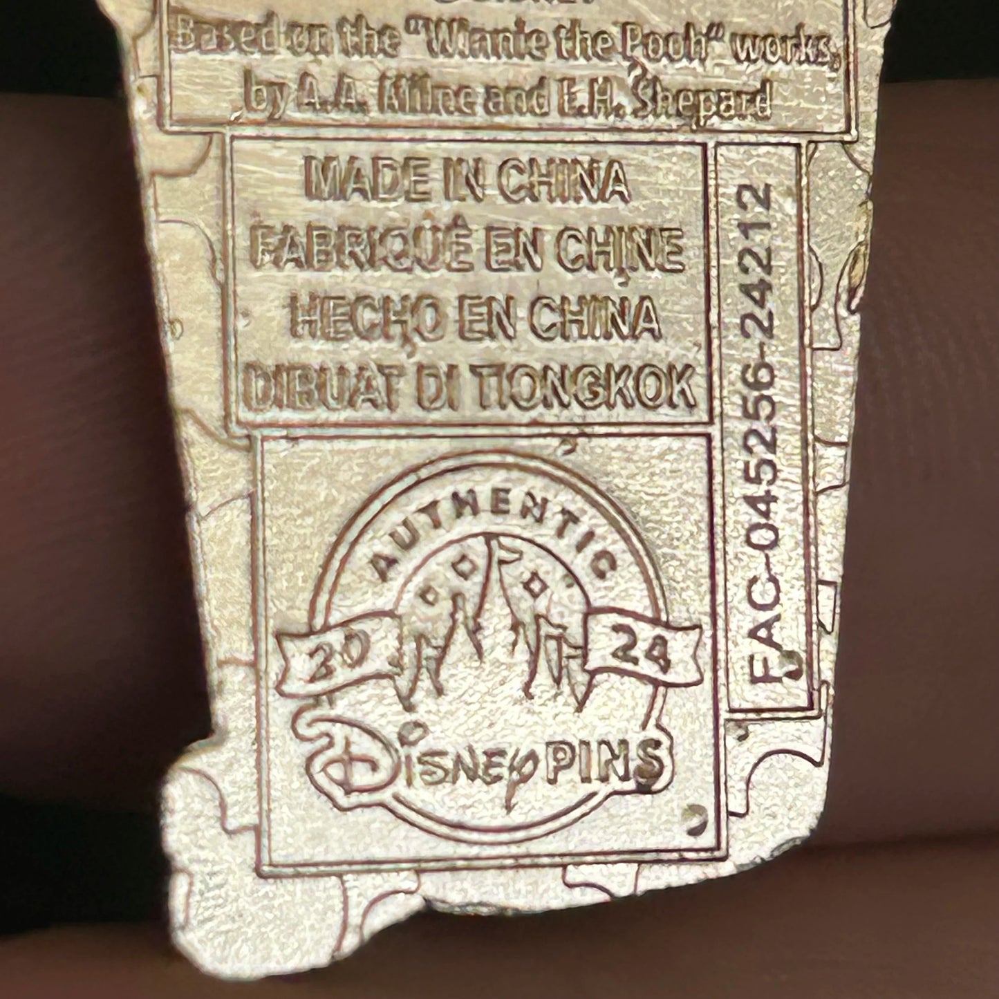 2024 - Winnie the Pooh - Mystery Popcorn - Disney Pin