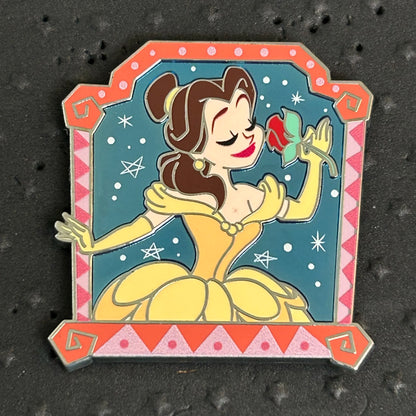 2024 - Belle - Beauty and the Beast - Red Rose - Disney Pin