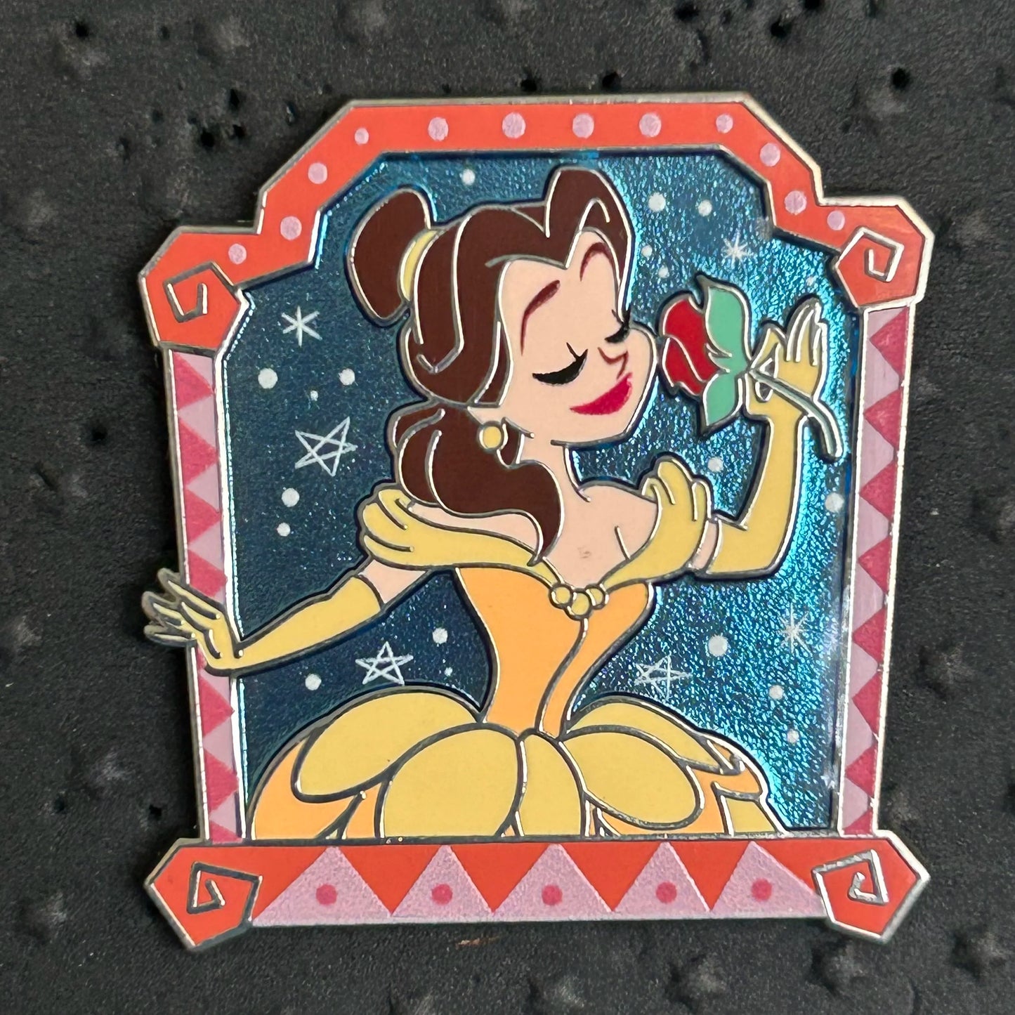 2024 - Belle - Beauty and the Beast - Red Rose - Disney Pin