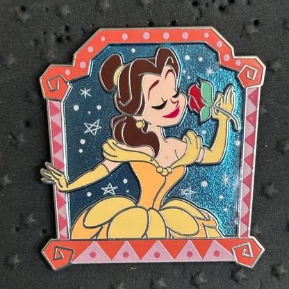 2024 - Belle - Beauty and the Beast - Red Rose - Disney Pin