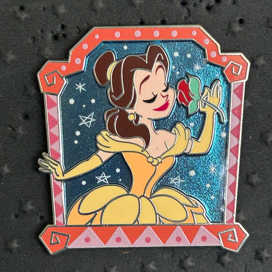 2024 - Belle - Beauty and the Beast - Red Rose - Disney Pin