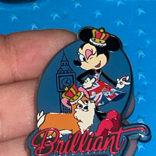 2020 - Minnie Mouse - Brilliant - United Kingdom - EPCOT - Corgi - Disney Pin