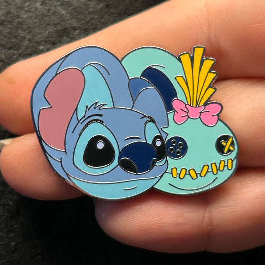 2025 - Stitch and Scrump - Slippers - Mystery Series - Disney Pin