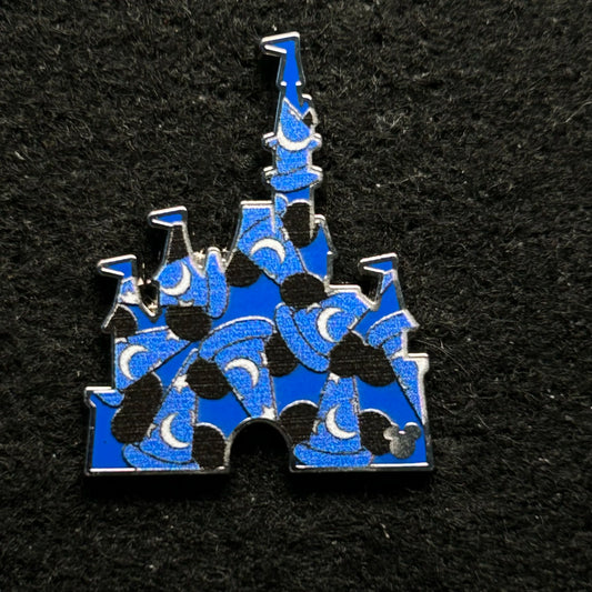 2025 - Sorcerer Mickey - Castle - WDW - Hidden Disney - 25 Years - Disney Pin