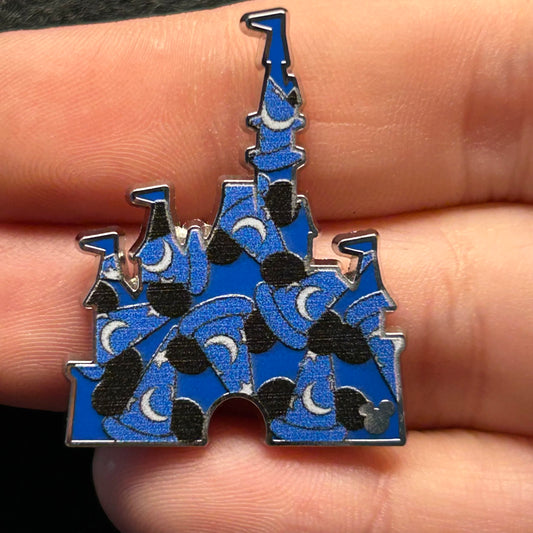 2025 - Sorcerer Mickey - Castle - WDW - Hidden Disney - 25 Years - Disney Pin
