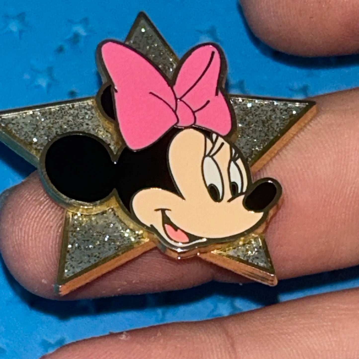 DSF - Minnie Mouse - Glitter Star - Side Profile - Disney Pin